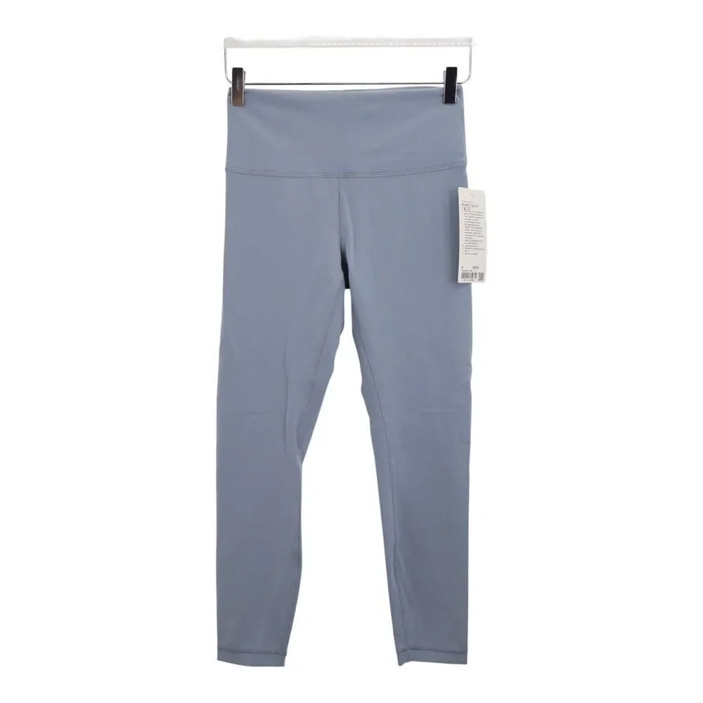 Lululemon Women’s Wunder Train HR Tight 25” Sz 8 Chambray Blue Leggings NWT